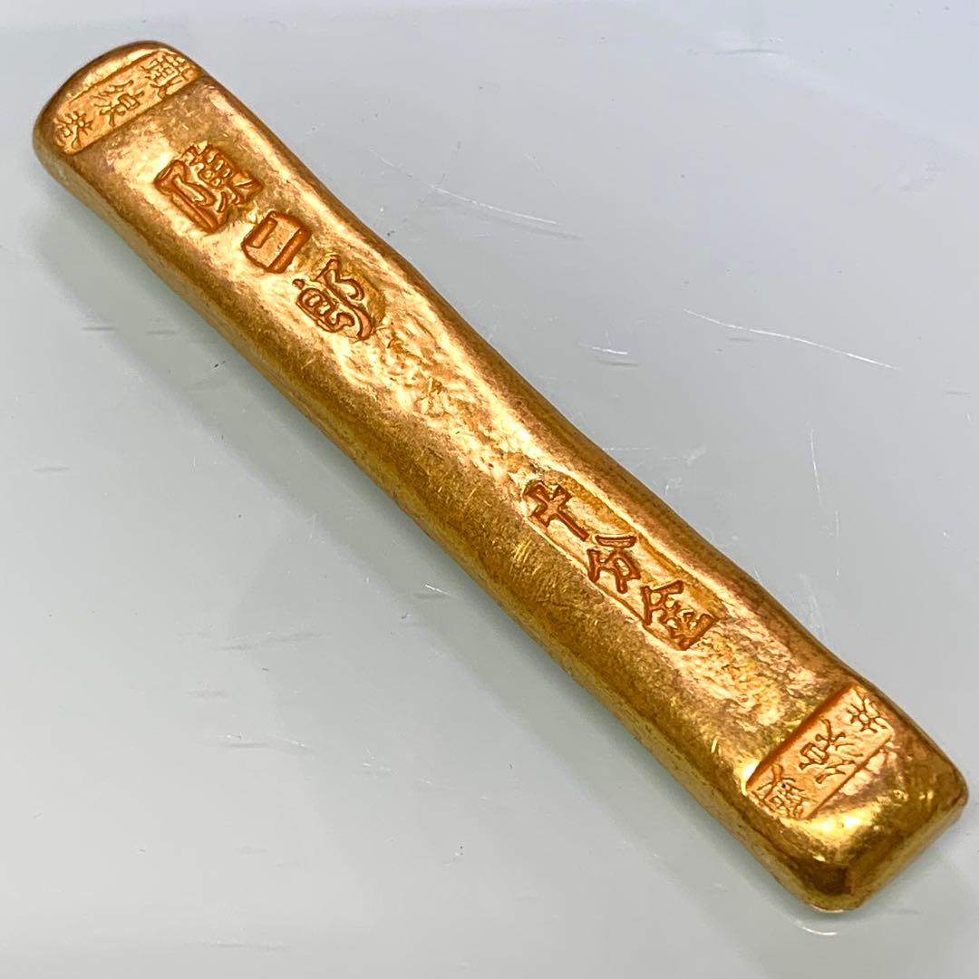 古銭　柳形金　開運福金　縁起物　金貨　インテリア　飾り　開運金元寶 美品