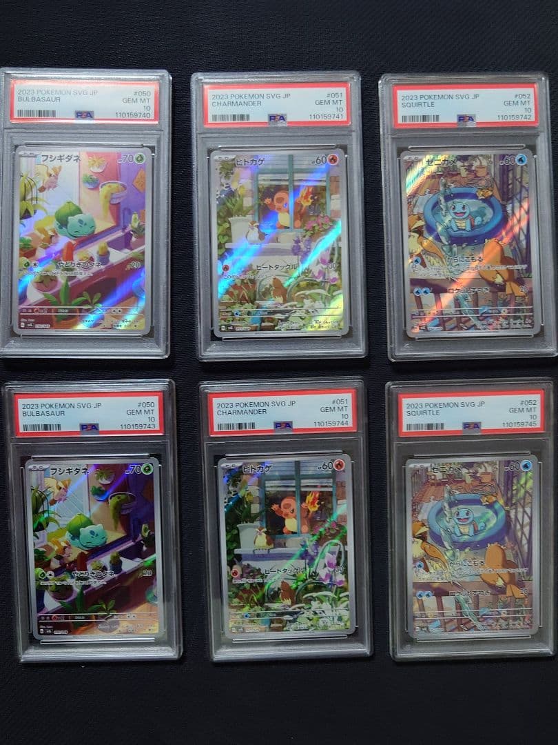 PSA10スペシャルデッキセットex 御三家　プロモ AR 6連番6枚セット