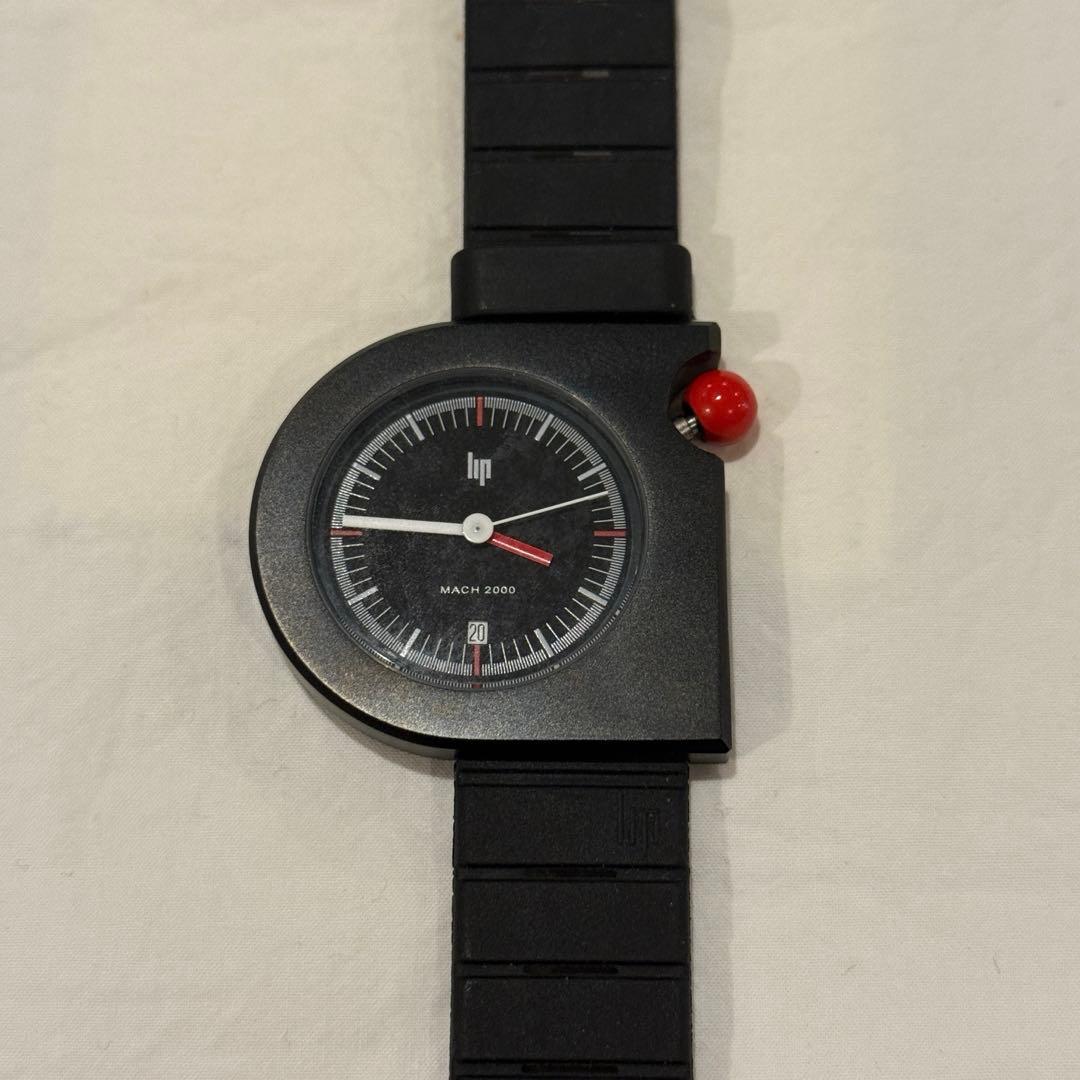 LIP / 腕時計 lip MACH2000メンズサイズ ブラック