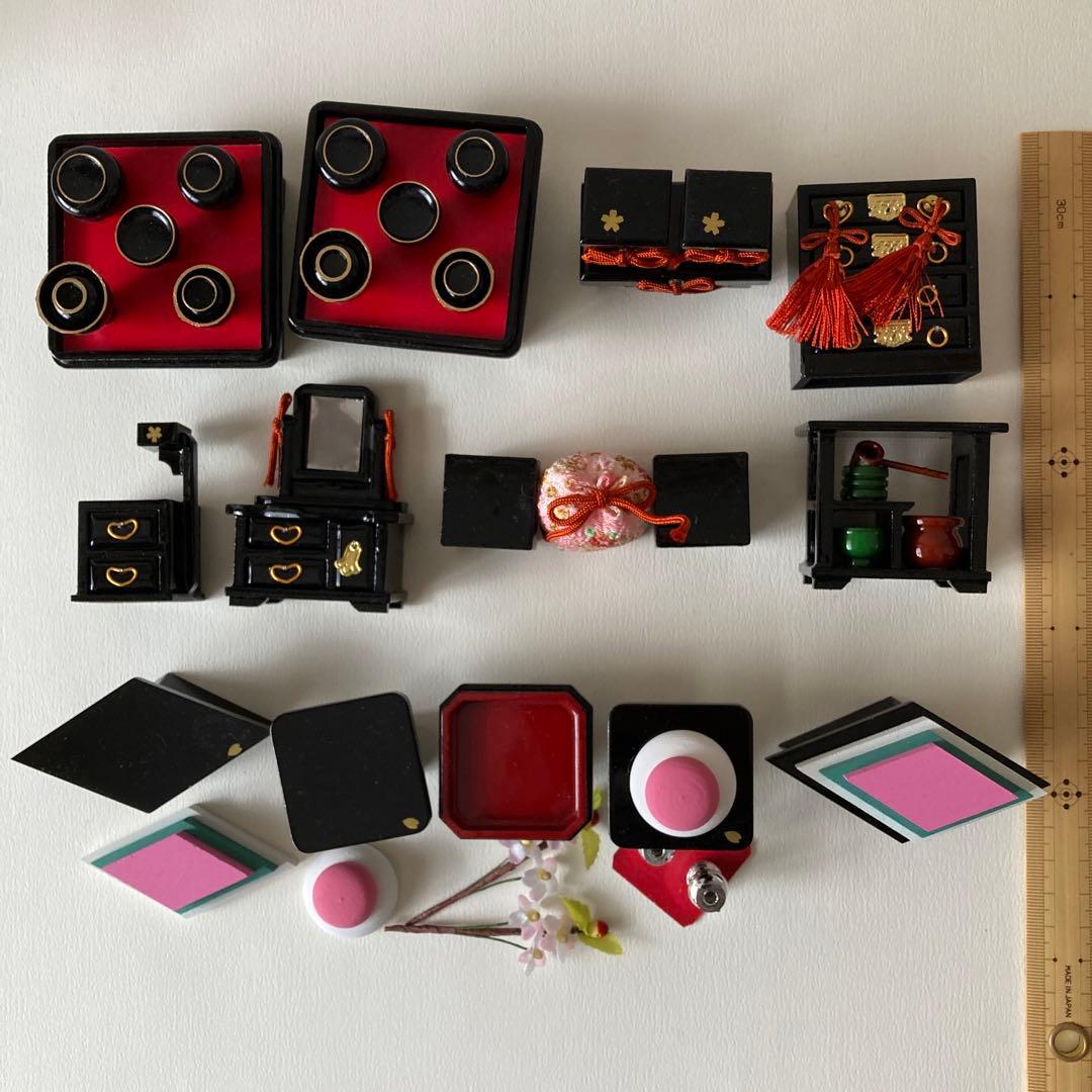 雛道具　雛飾り　ミニチュア　雛人形　お雛様　ふらここ　ひととえ　好きな方に