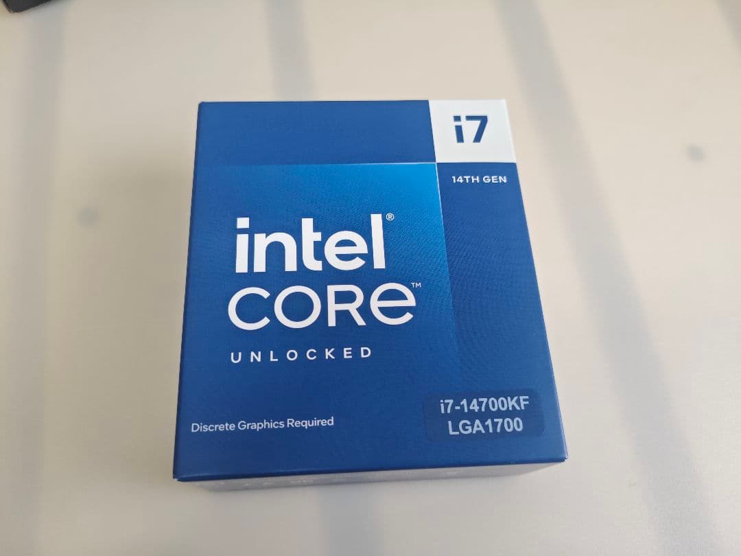 新品 i7-14700KF & 中古 PRO Z790-A MAX W