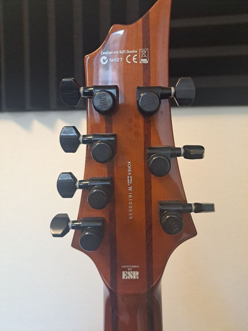 【パパピピ】【美品】H1007B KOA エレキギター 7弦
