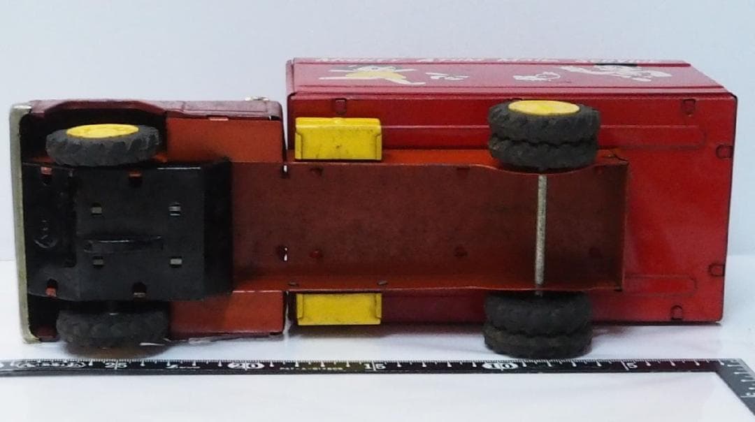 ATD【鉄腕アトム郵便配達ボンネット トラック 】当時物ブリキ TIN 【箱無】