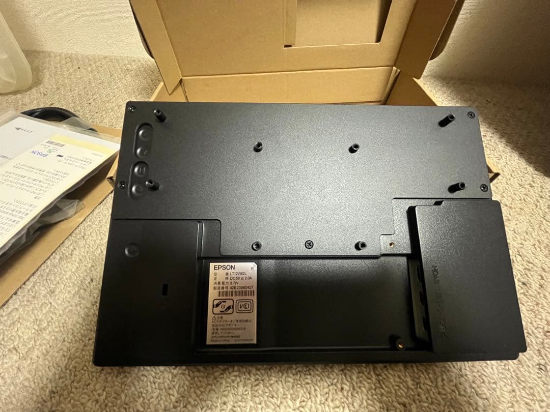 EPSON LT12W82L タッチパネルモニター 12インチ　②