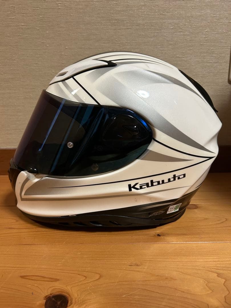 ファームKabuto フルフェイスヘルメット ホワイト・ブラック