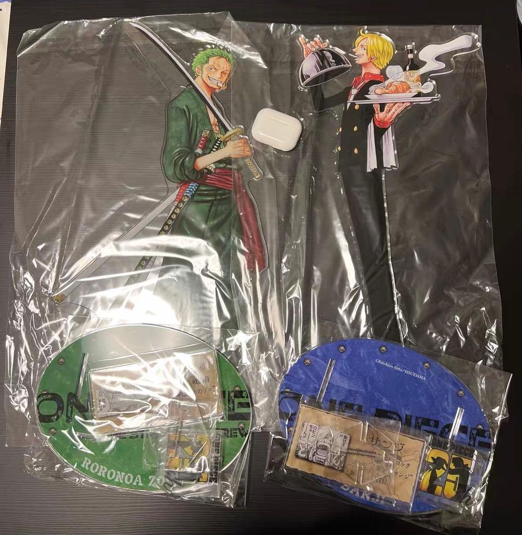 ワンピース giga フィギュア bigアクリルスタンド ゾロ サンジ