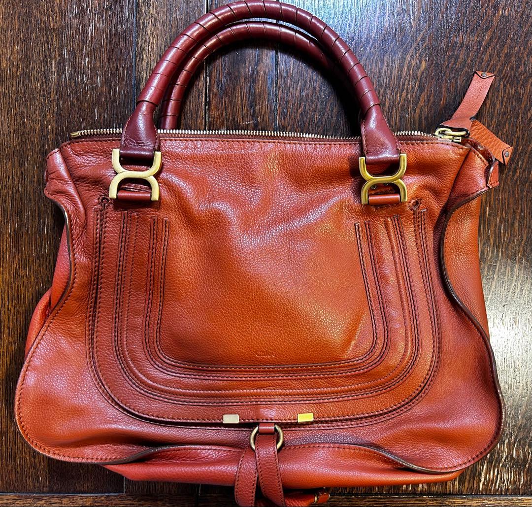 Chloé ブラウン レザー バッグ