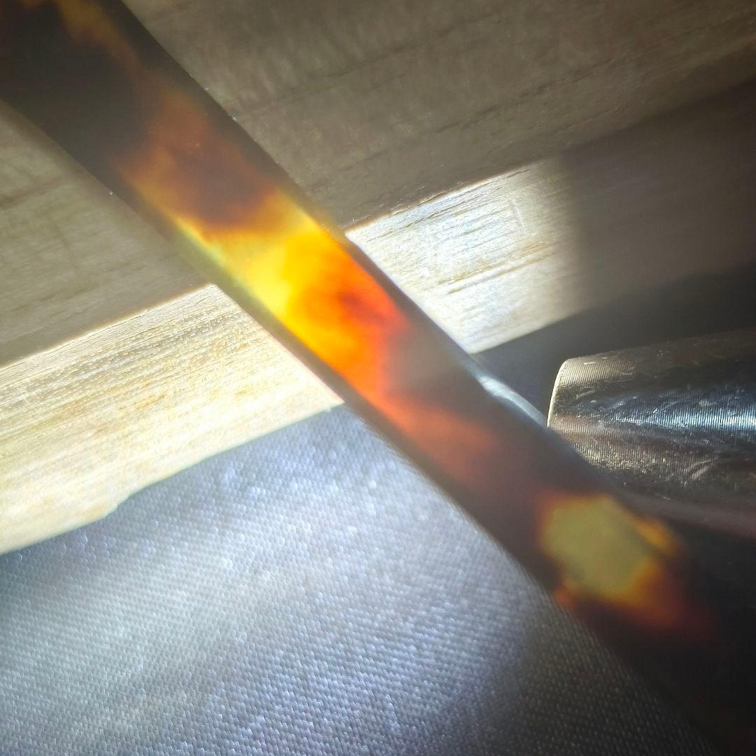 茶道具 べっ甲製茶杓 共箱付き 未使用美品 時代物 貴重材 旧家蔵出し 送料無料