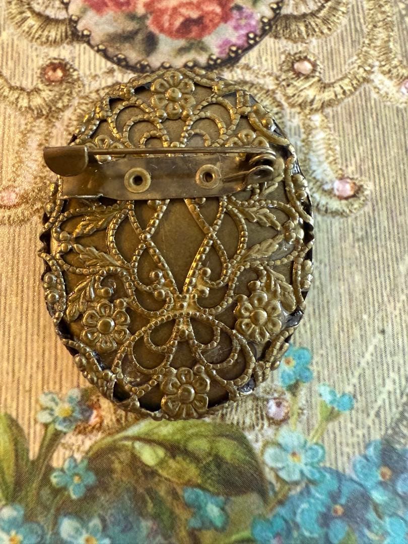 MICHAL NEGRINミハエルネグリンライオンブローチ&ロケットリングセット