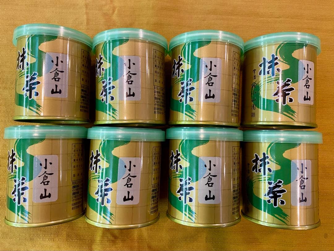 京都　宇治　抹茶　山政小山園　小倉山　30g 8缶セット