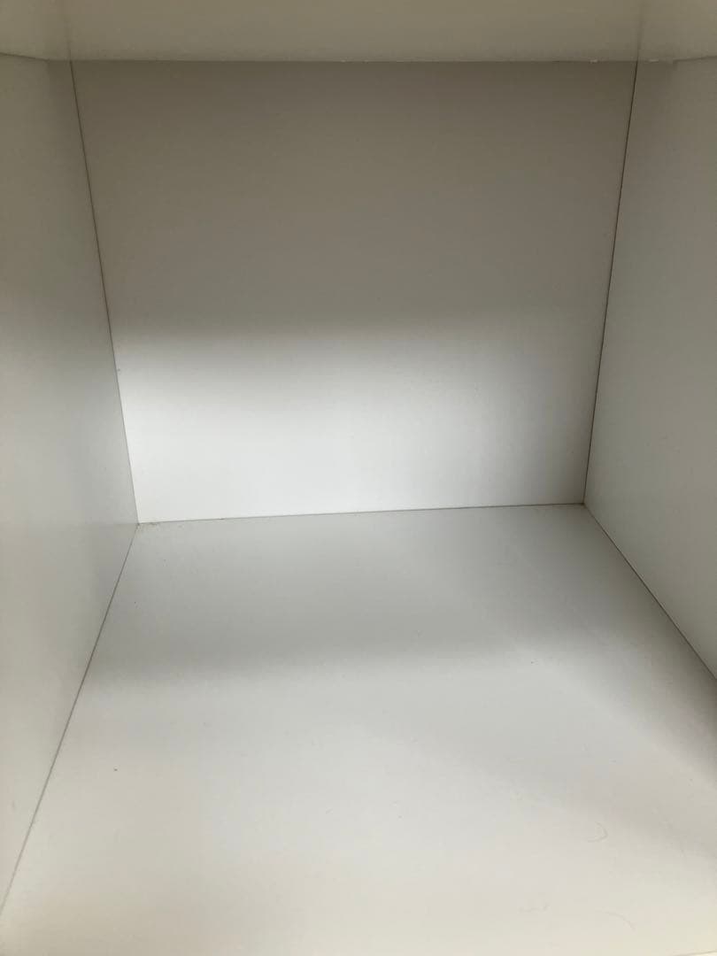 ディスプレイラック ホワイト 高さ123幅116奥行41cm ダメージ有り