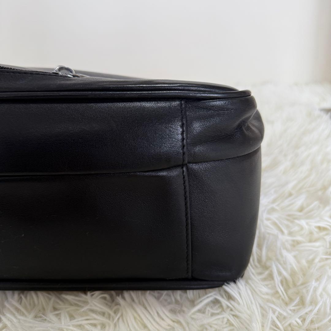 【未使用級】ポルシェデザイン　2way レザーブリーフケース　ブラック　ビジネス