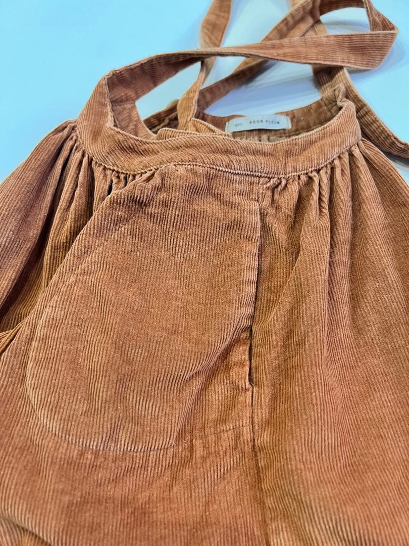 soor ploom ソーアプルーム　6/7y 吊りスカート　コーデュロイ