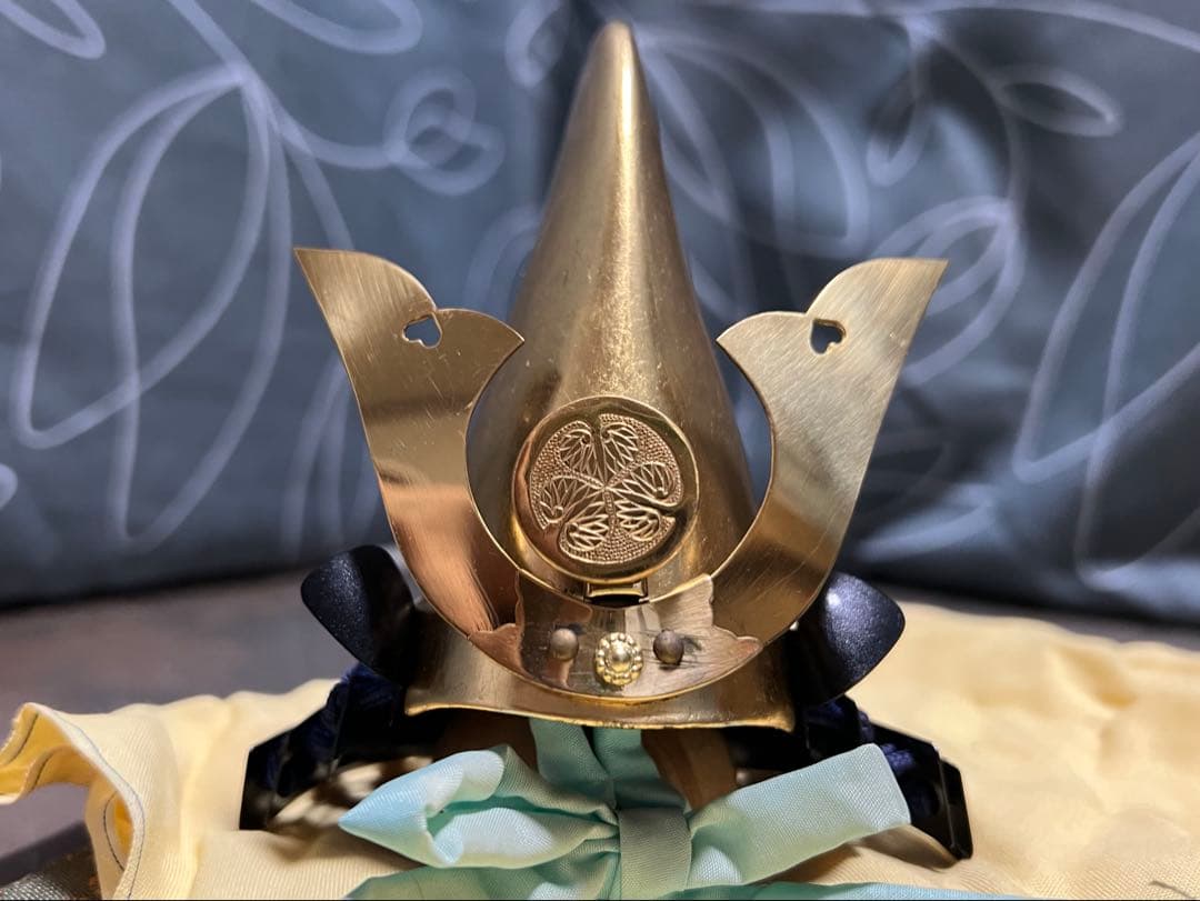 甲冑師 加藤一冑 長烏帽子兜 徳川家綱 戦国武将 兜 置物