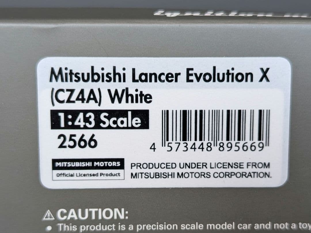 イグニッションモデル 1/43 ランサーエボリューション X CZ4A