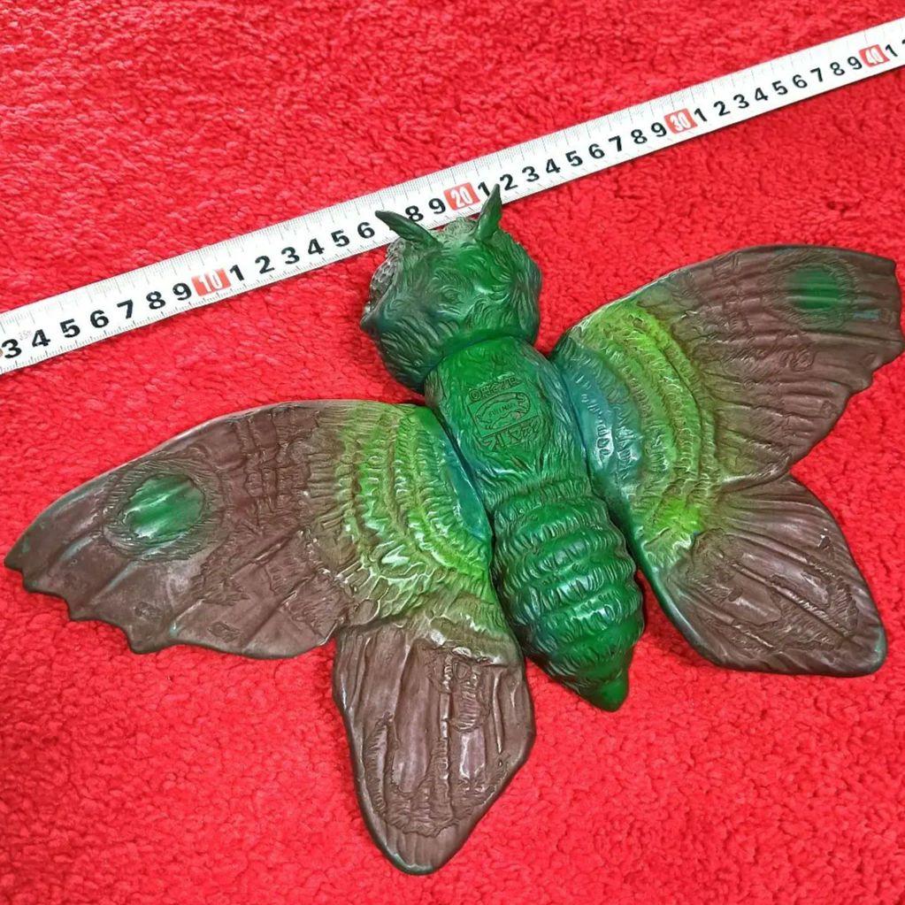 ☆当時物　昭和レトロソフビ　モスラ☆　　ゴジラGODZILLA　怪獣　ブルマァク