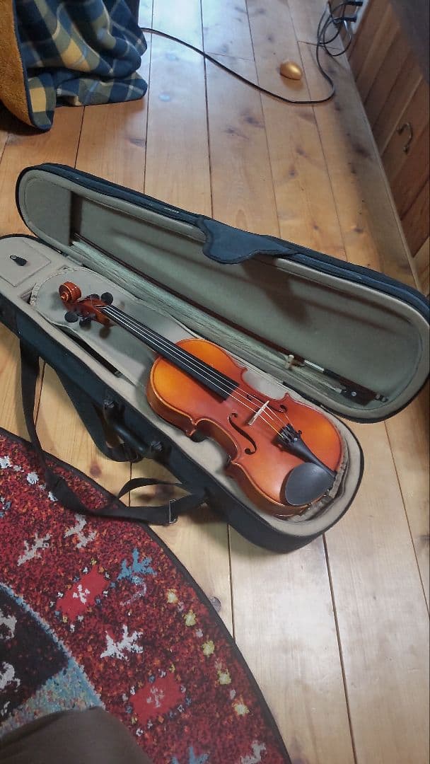 SUZUKIスズキ バイオリン 3/4 ケース付き 中古