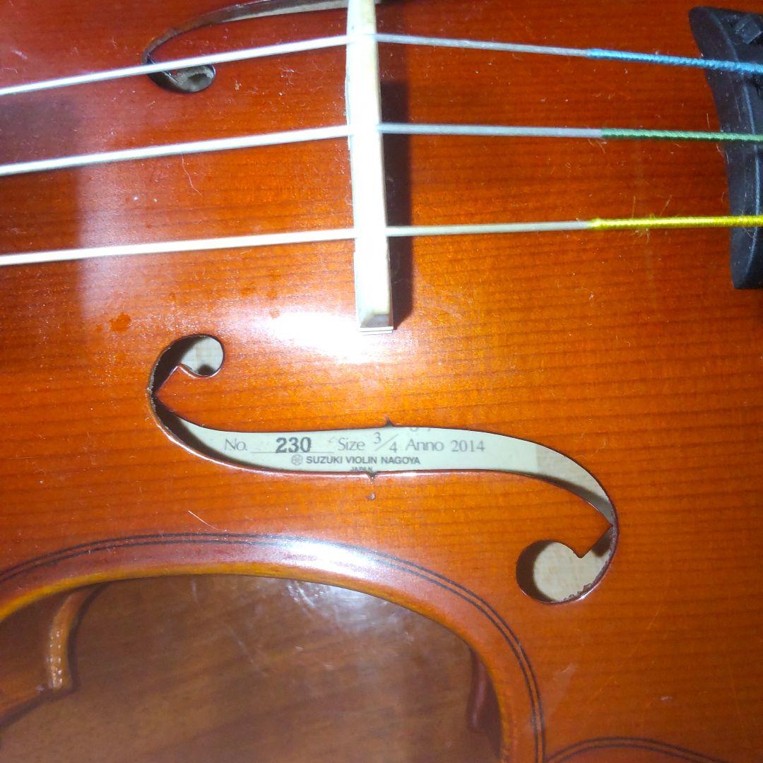 SUZUKIスズキ バイオリン 3/4 ケース付き 中古
