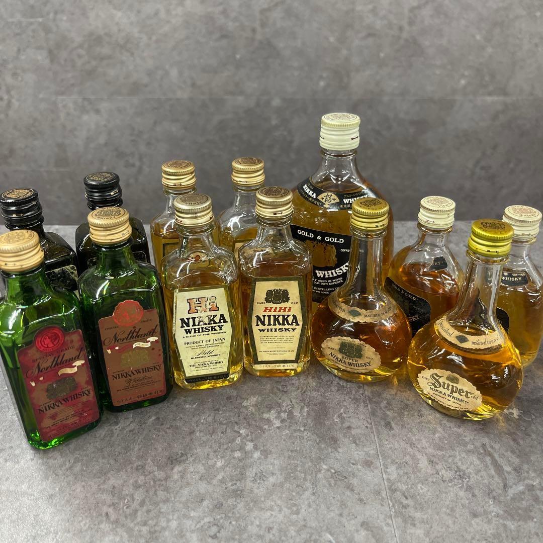 古酒　NIKKA Northland ニッカウイスキー ミニボトル　13本セット