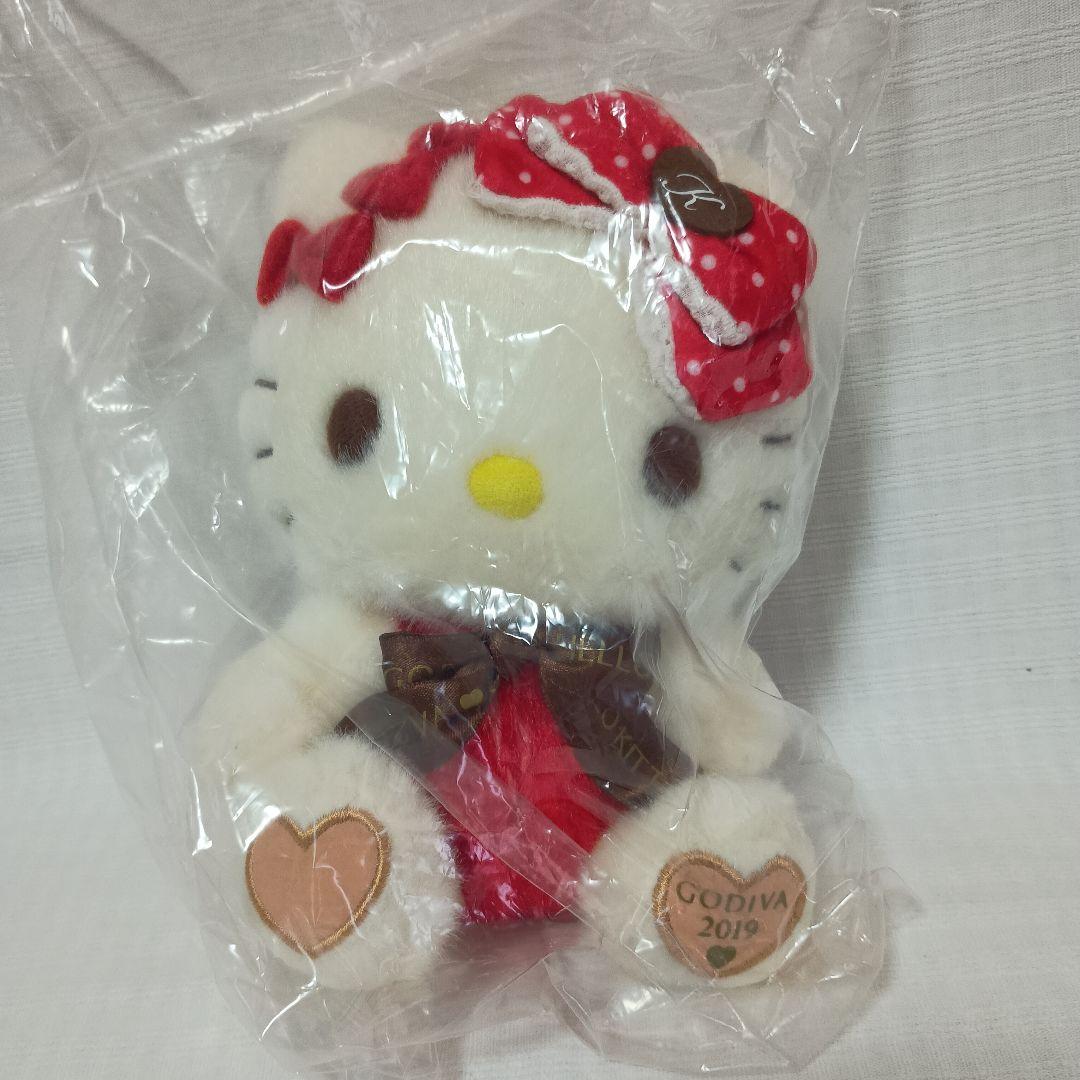 ハローキティ ✕ゴディバ　ハロウィン・バレンタインぬいぐるみ 5体セット
