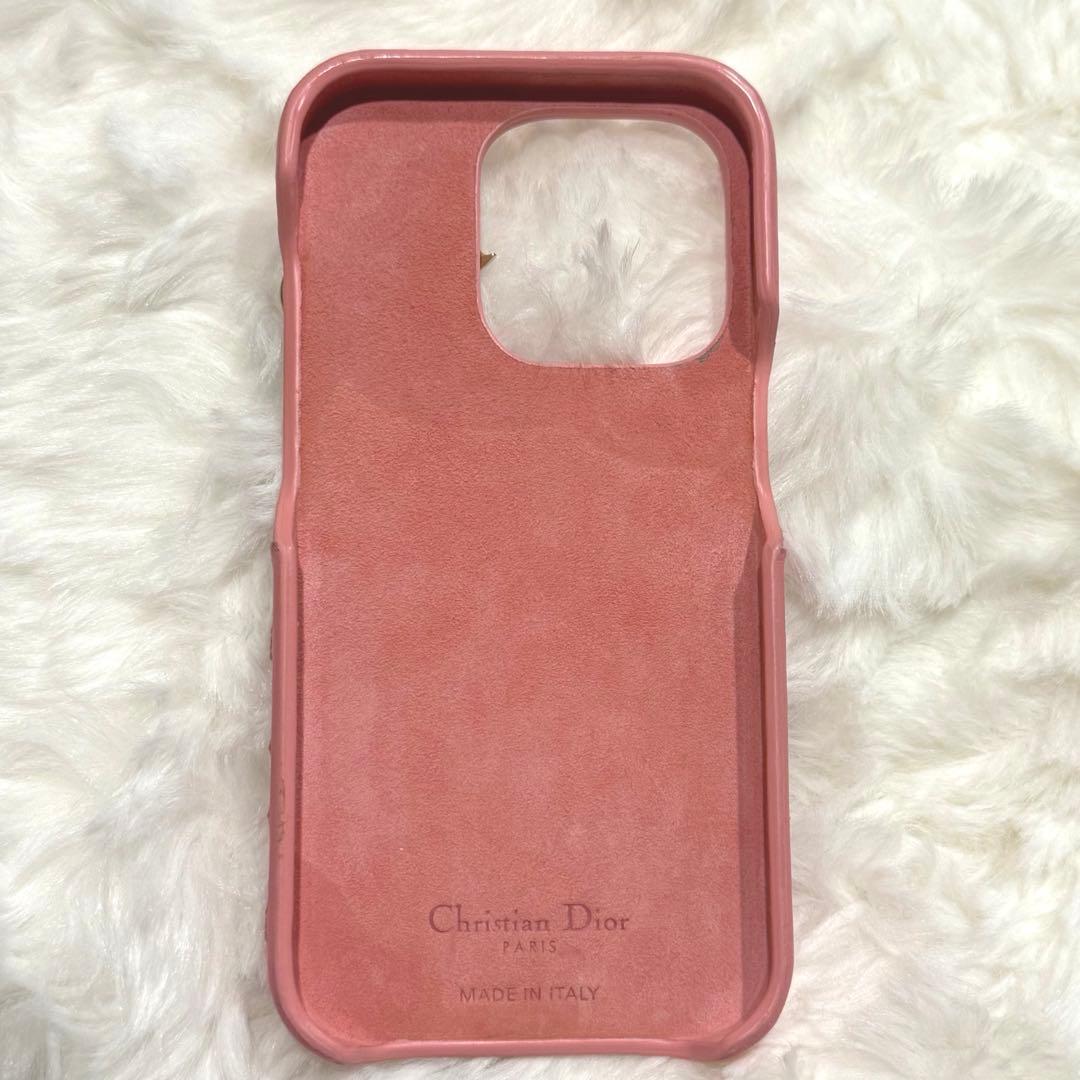 DIOR iPhoneケース 14pro ピンク