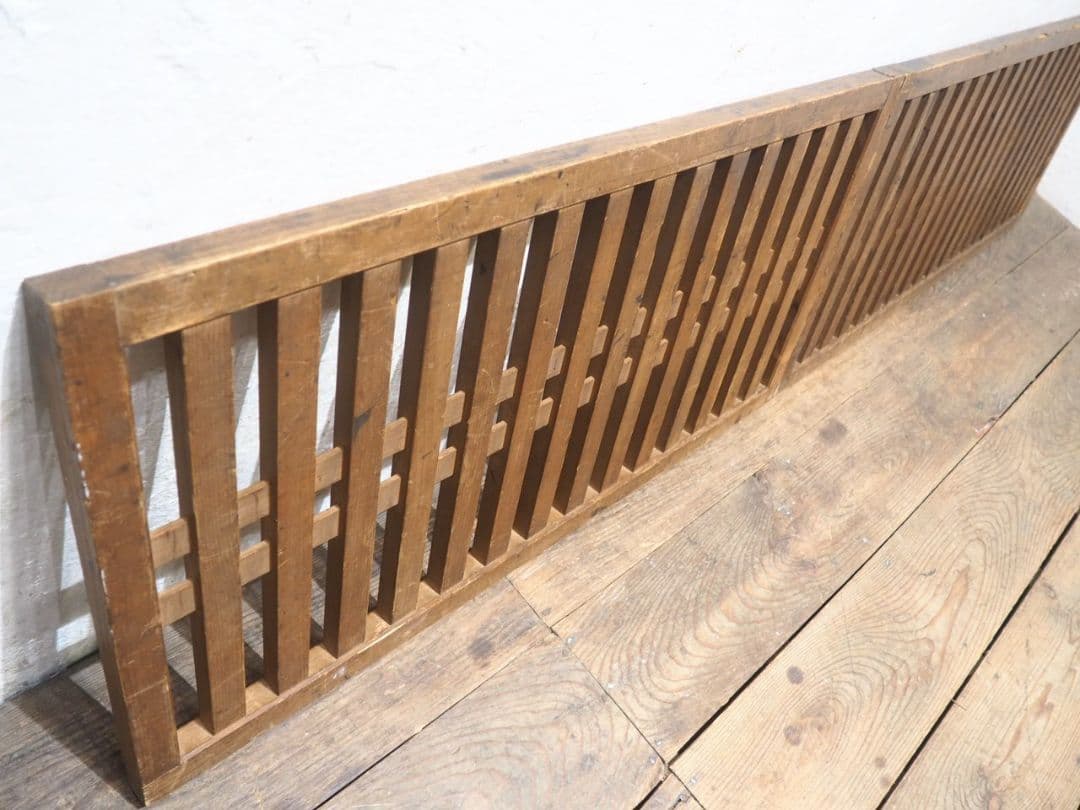 1226 アンティーク　帳場格子　間仕切り　衝立　結界　骨董　レトロ　インテリア