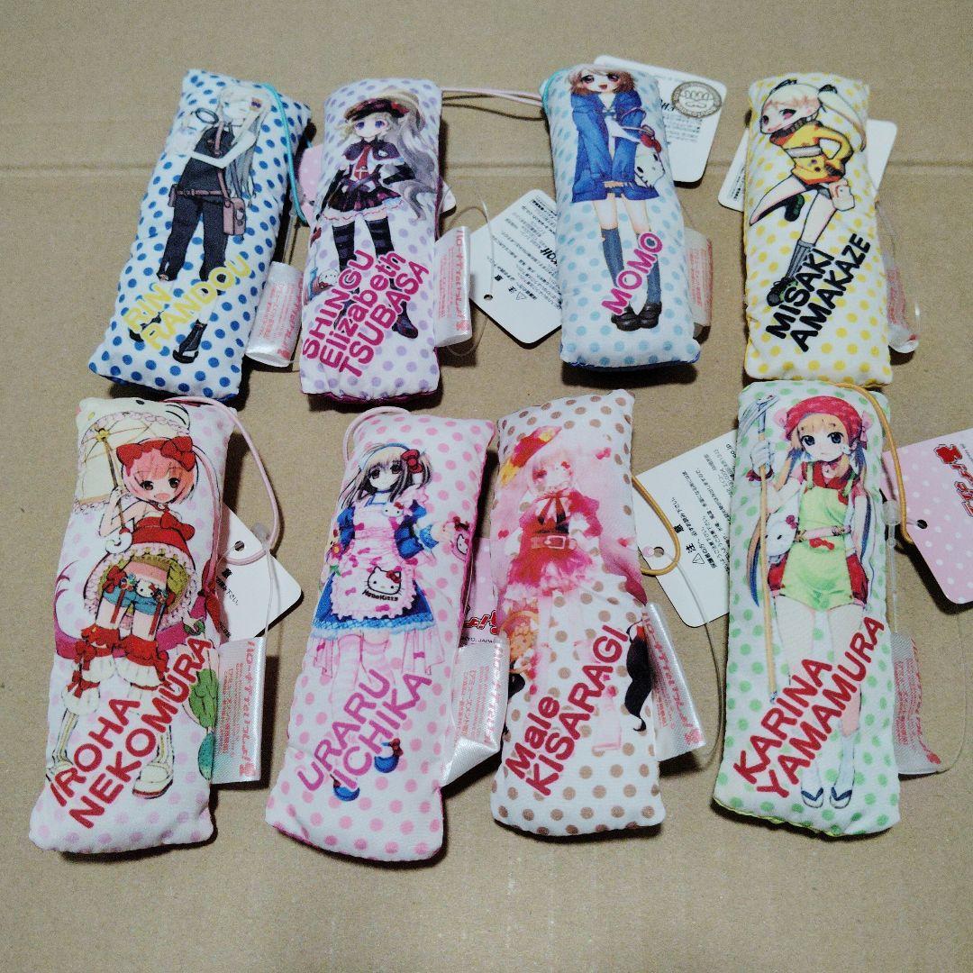 ハローキティといっしょ! 猫村いろは 他 計8点 ミニクッション ストラップ