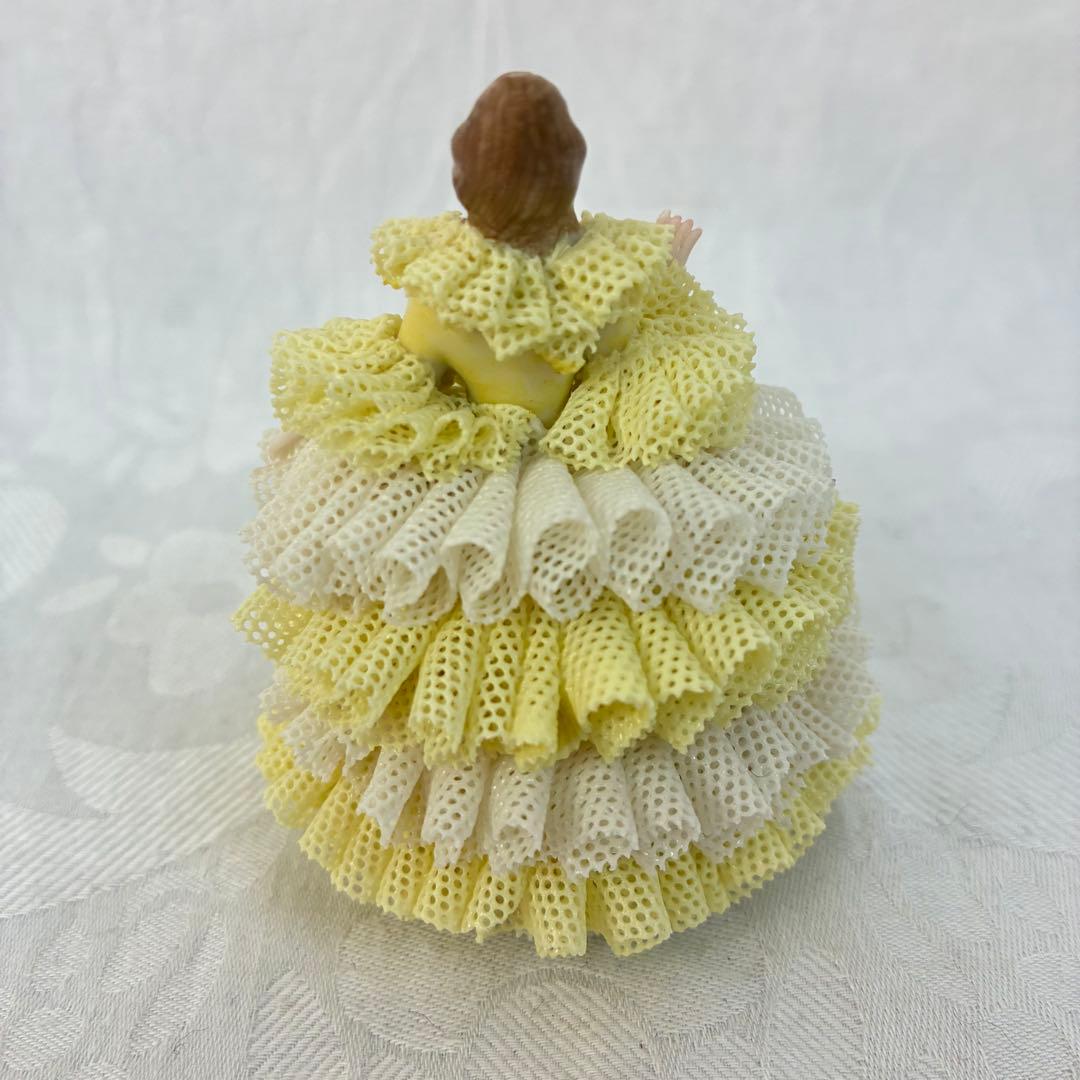 アイリッシュドレスデン レース陶器人形 \"Rosa\" 3体セット③