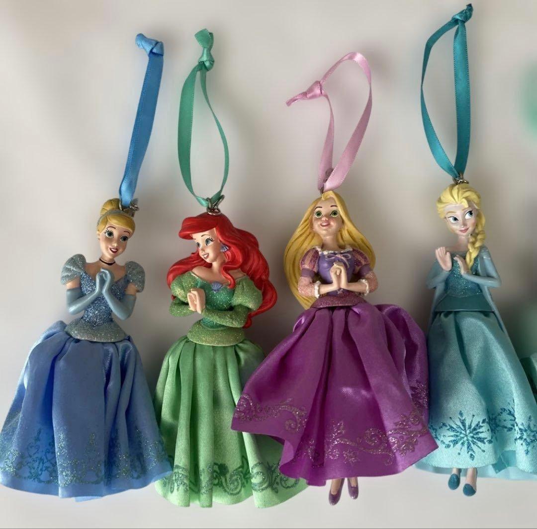 ディズニーストア　プリンセス　クリスマスオーナメント　2018年　7体セット