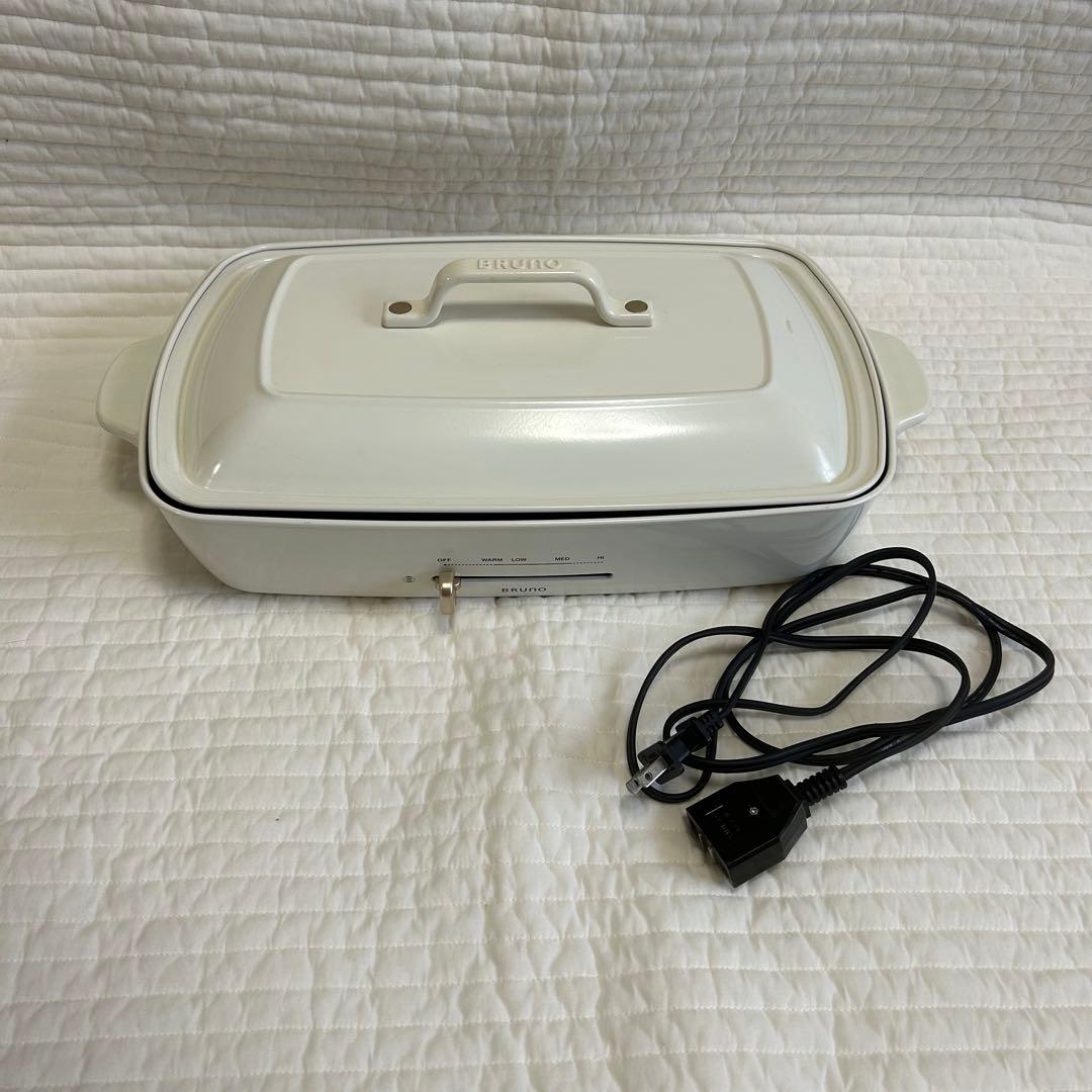 BRUNO ホットプレート グランデ 白