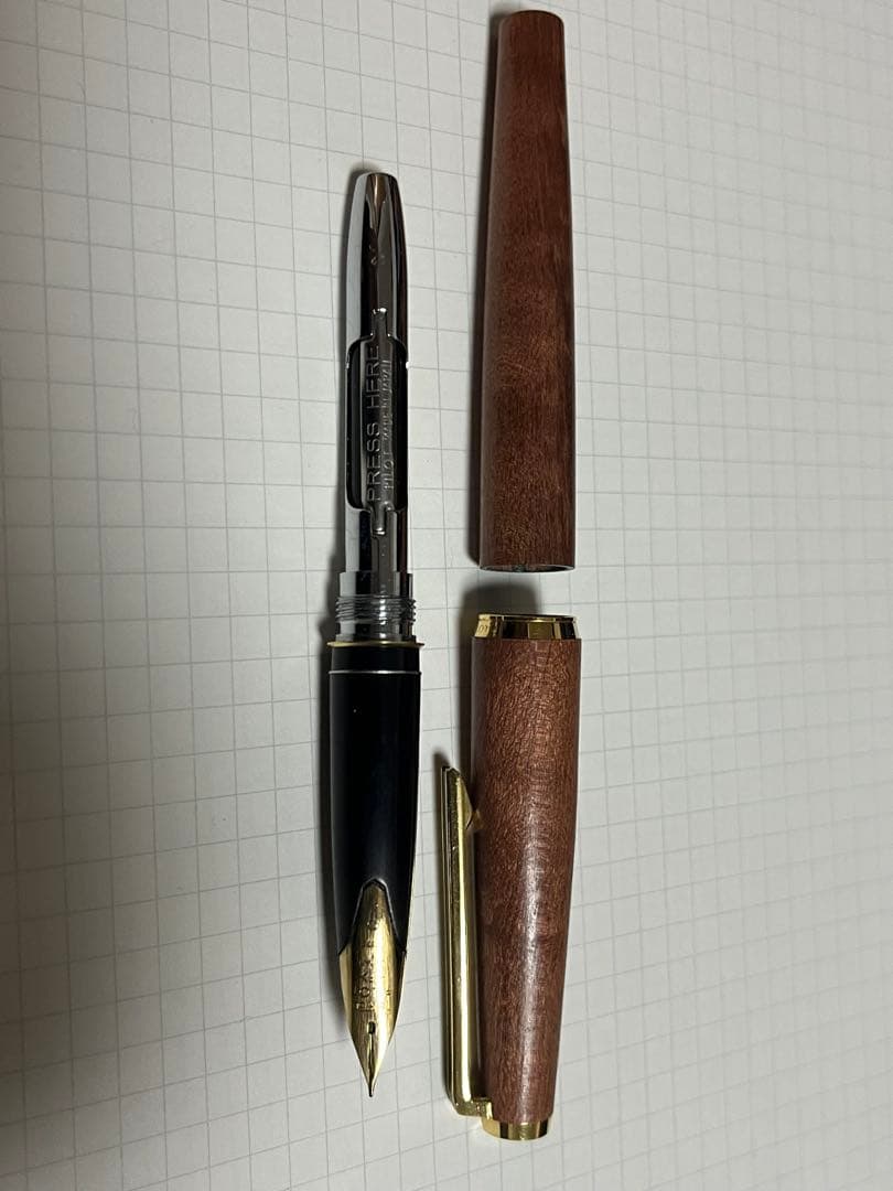 Pilot 万年筆 カスタム 楓 18K ペン先【F】　レトロ