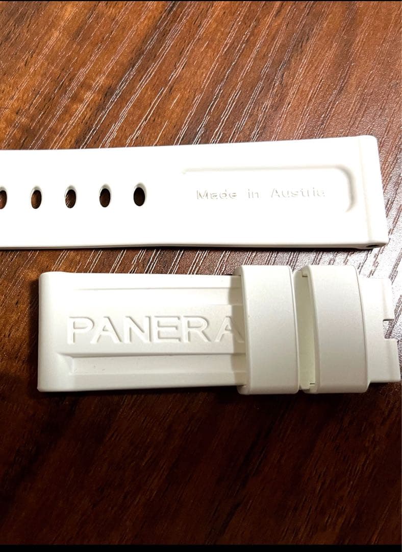 【かっくん】PANERAI ホワイト ラバーベルト