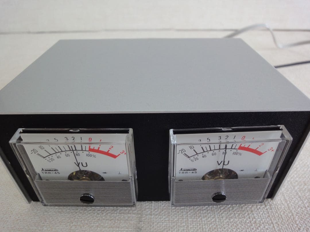 自作ステレオVUメーター189号機　桑野電機 TRR-45（新品未使用）