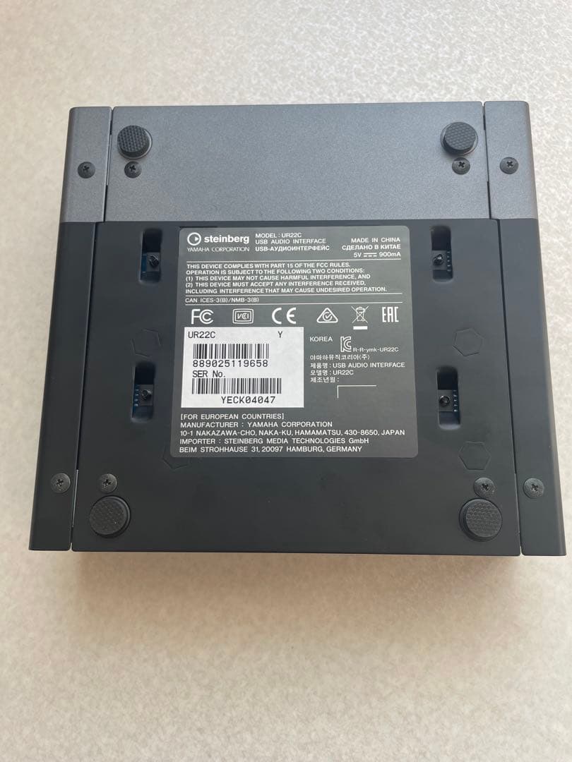 steinberg UR22C USBタイプC 搭載 スタインバーグ