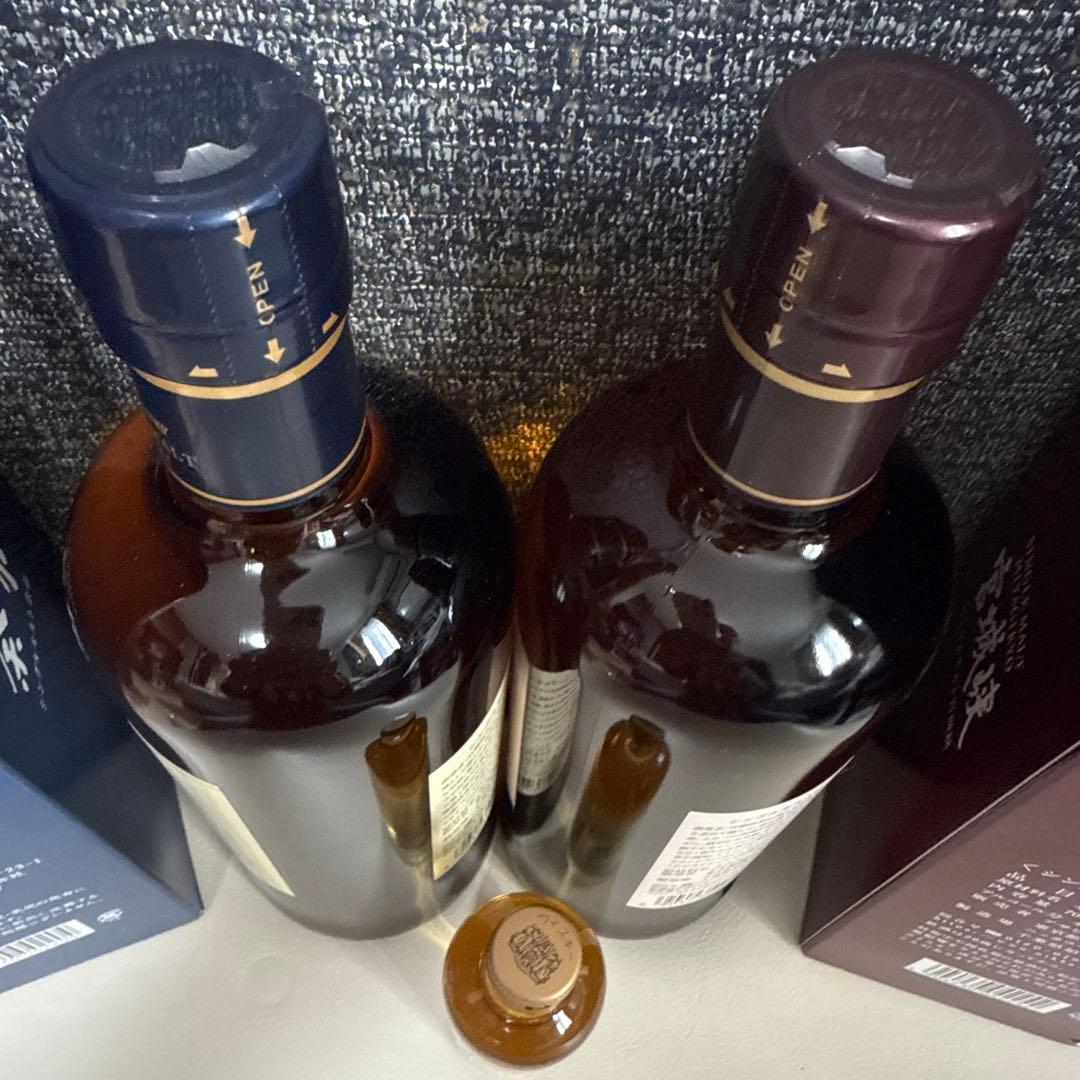 ニッカウイスキー　シングルモルト 余市 宮城峡 セット　 小瓶余市をサービス