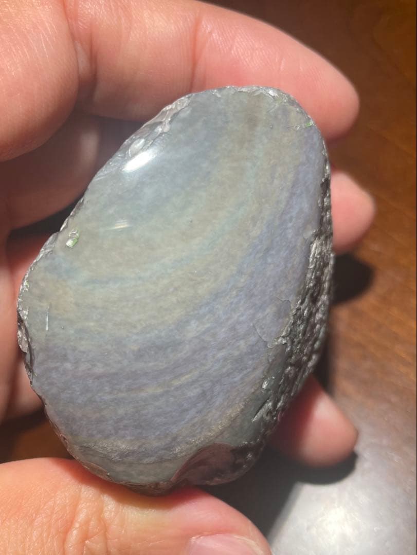 研磨品　十勝石玲瓏　パステルカラー　レインボーオブシディアン