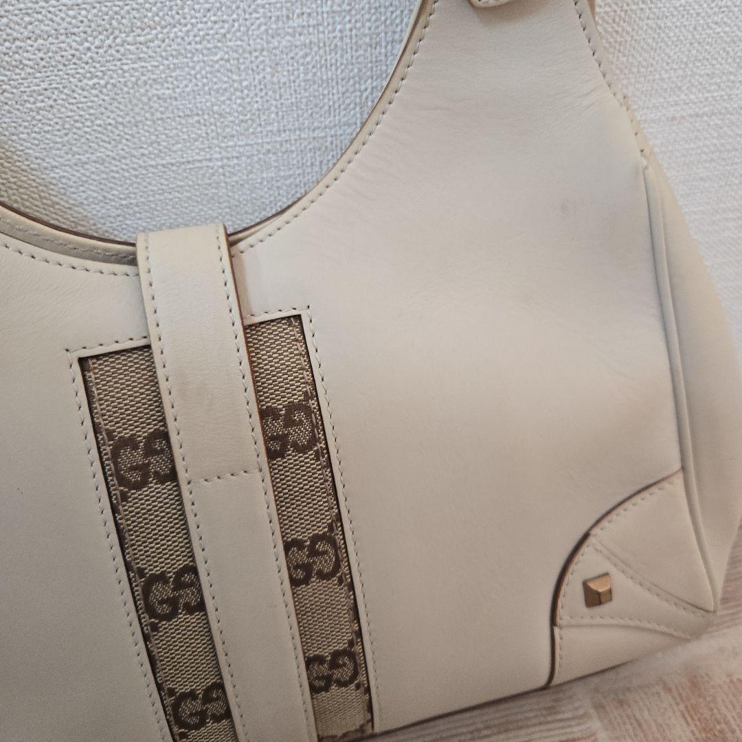 Gucci　グッチ　ジャッキーライン　バッグ　ベージュ