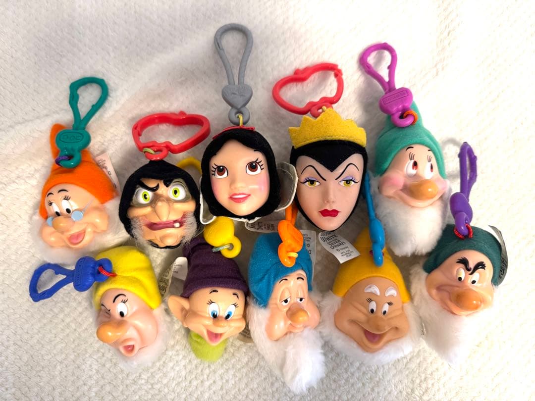 新品 アメリカ マクドナルド ミールトイ 白雪姫 七人の小人 コンプリートセット