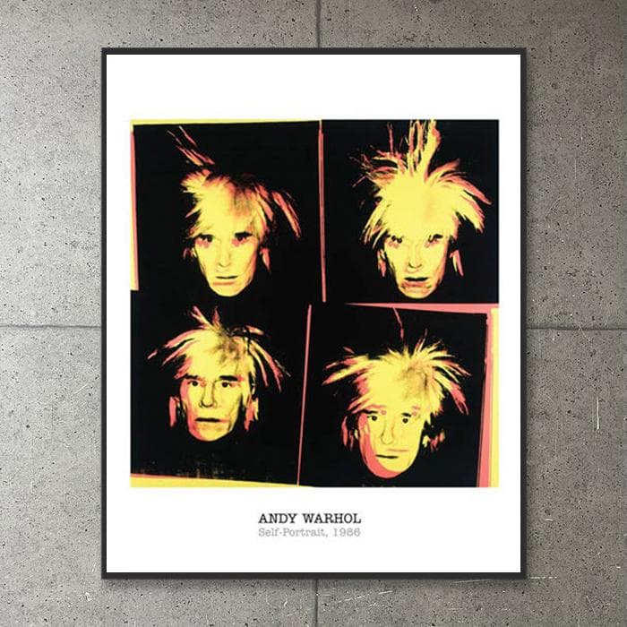 額装品/セルフポートレート 1986/アンディ ウォーホル/アート/ポスター