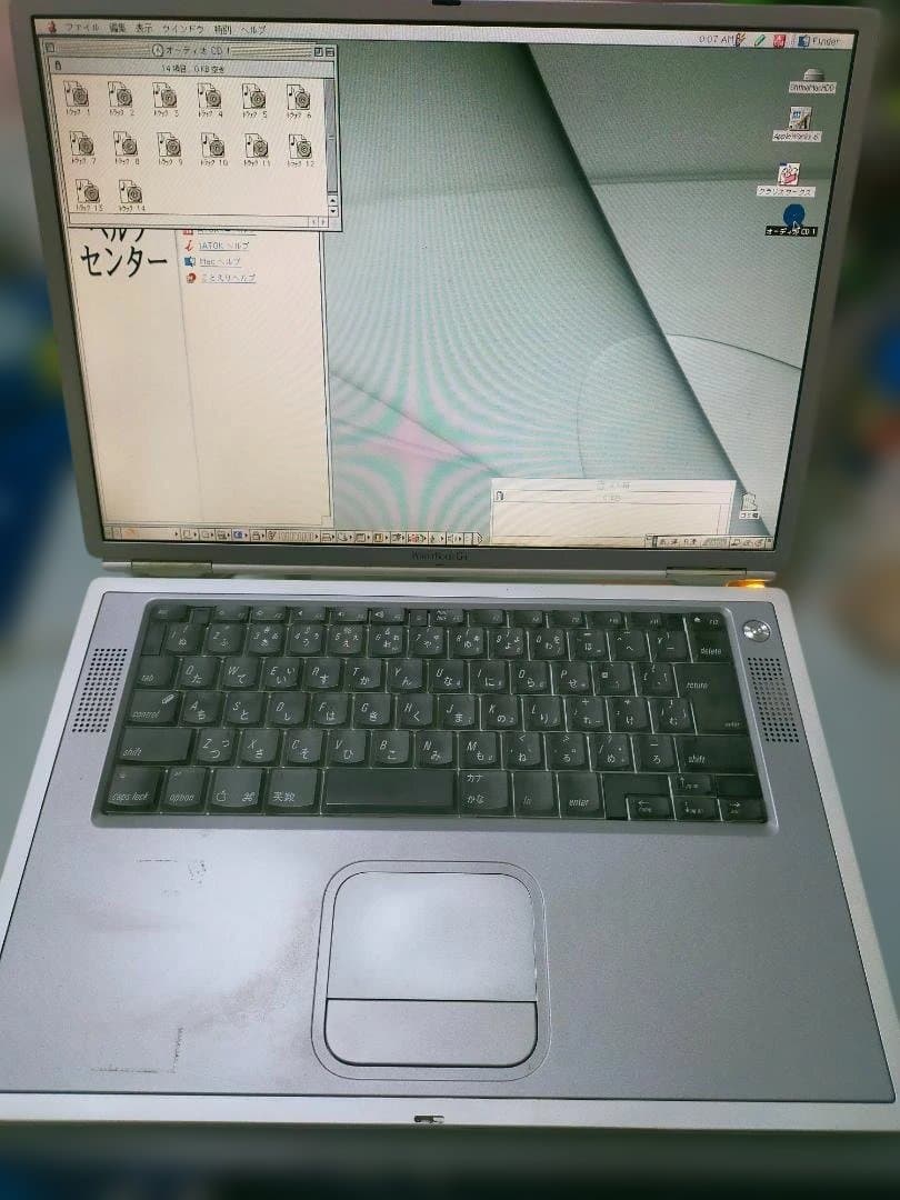 Apple PowerBook G4 15.2インチ チタニウム M8407