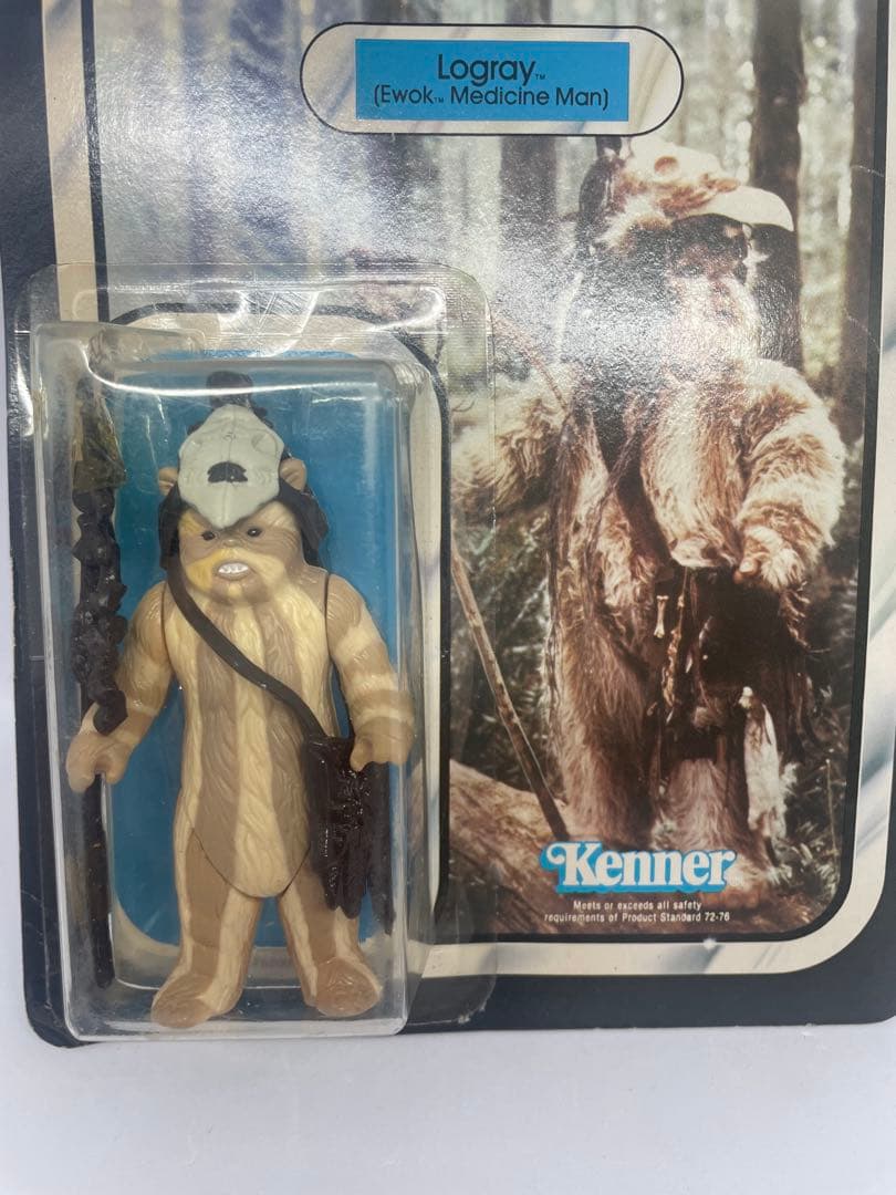 未開封　スターウォーズ　イウォーク／ログレイ　旧Kenner社1983当時物