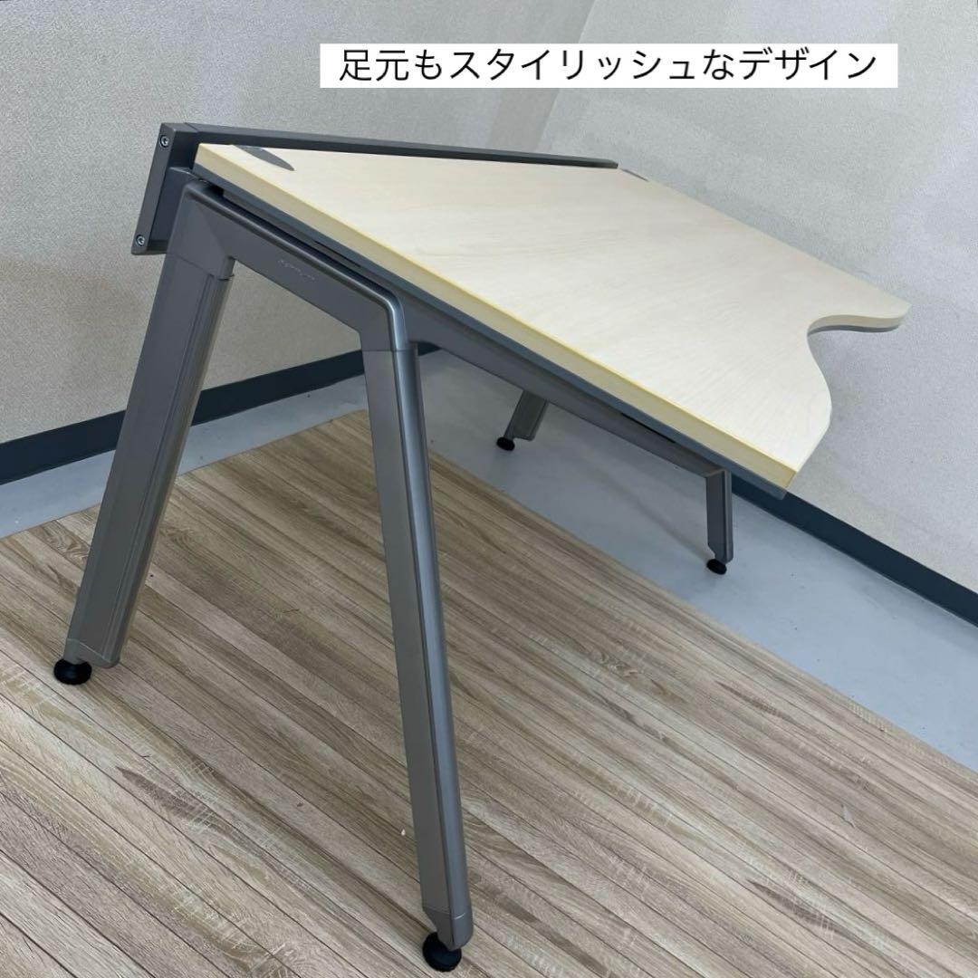 オカムラ 両ラウンドデスク 3段サイドデスクセット★サイドデスク別出品セット販売