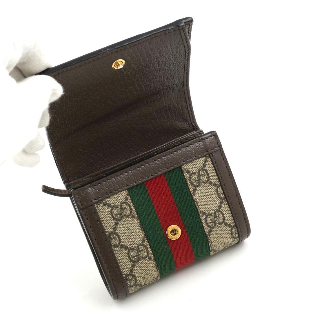 ✨未使用展示品・箱付き✨　GUCCI ミニ財布　マーモント　シェリーライン　GG