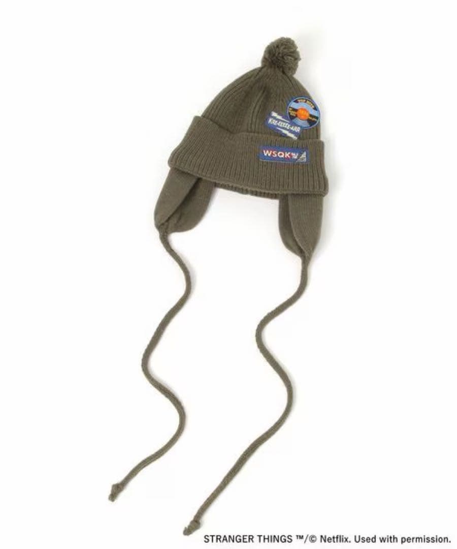 niko and ストレンジャーシングス 　コラボアソートニットワッチ　カーキ