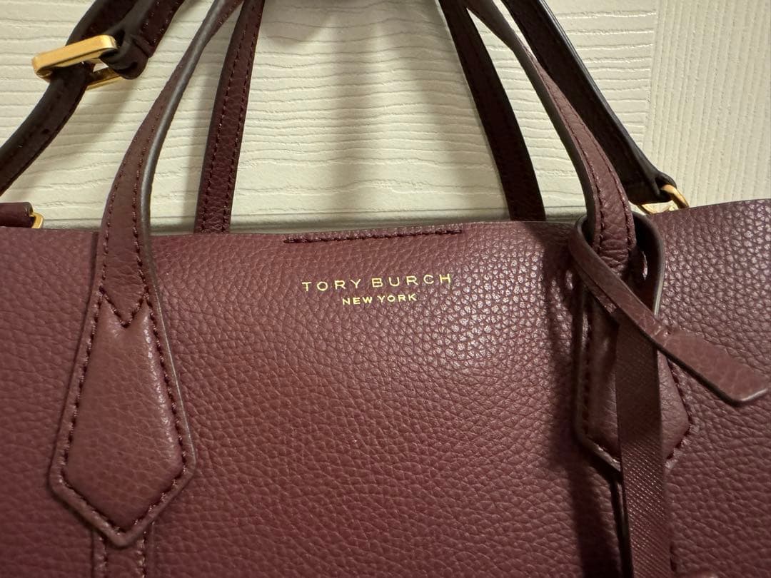 TORY BURCH ペリー　スモール　トリプルコンパートメントトートバッグ