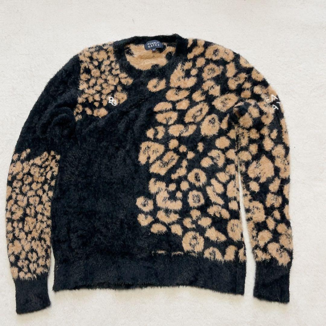 近年　パーリーゲイツ 　セットアップ　スカート　アニマル　ひょう　レオパード