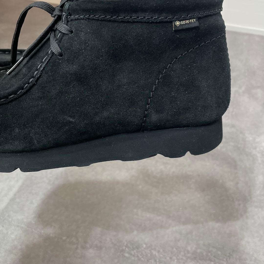 Clarks GORE-TEX ワラビー 27cm ブラックスエード