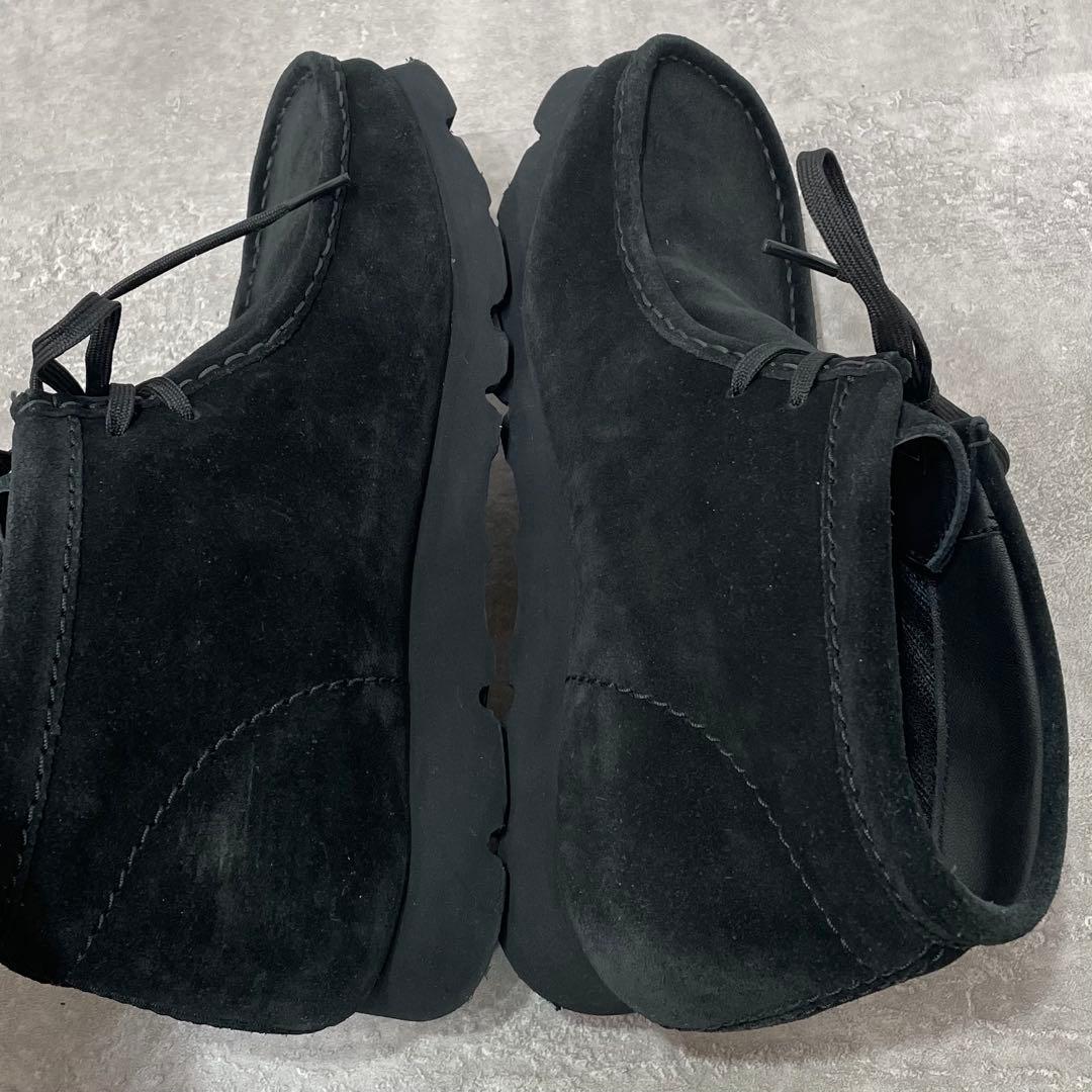 Clarks GORE-TEX ワラビー 27cm ブラックスエード