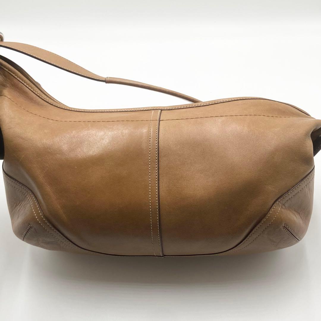 COACH コーチ　ホーボー　y2k ワンショルダー　レザー　キャメル