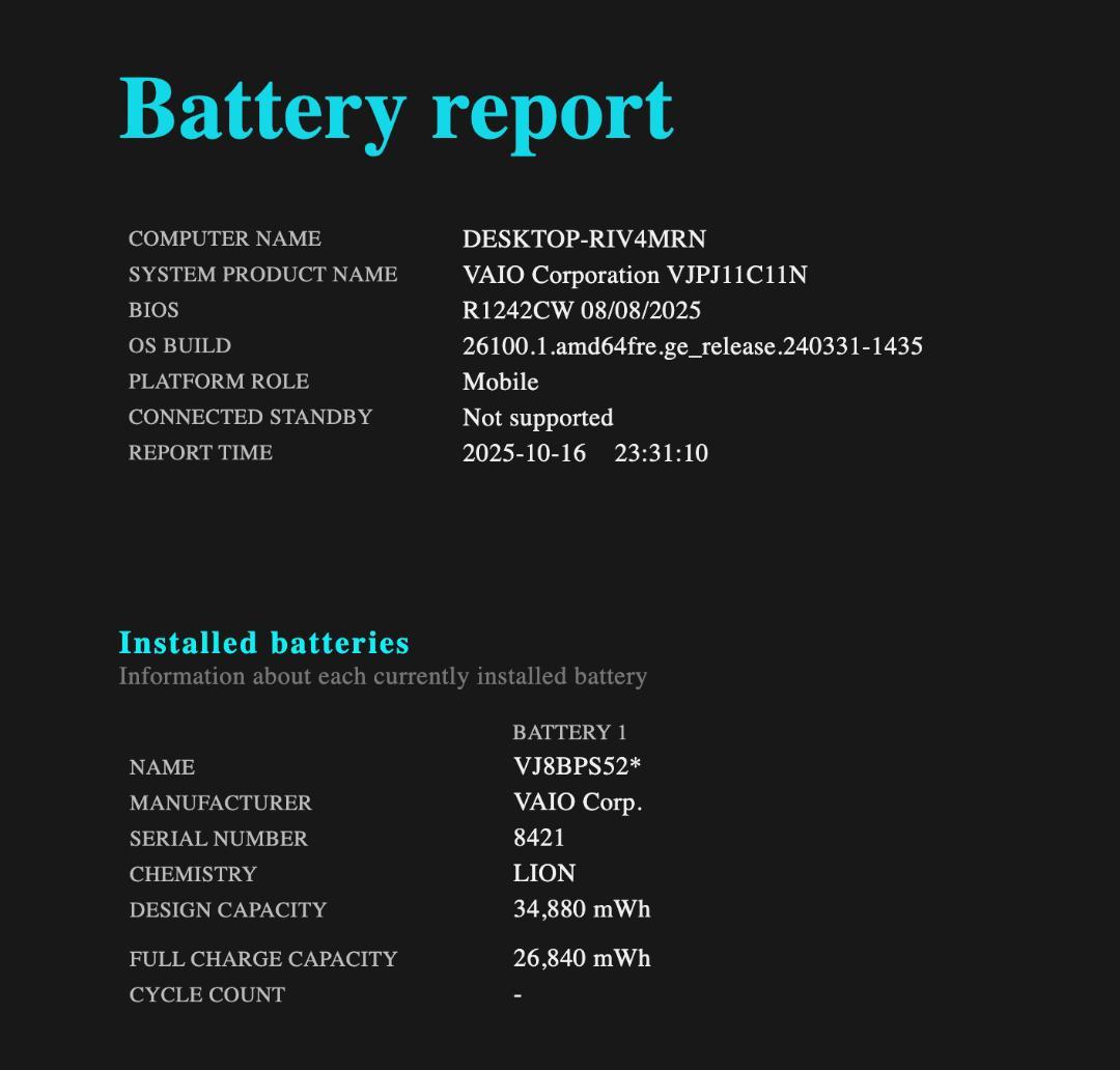 第8世代、Sony VAIO VJPG、13.3\"、8GB、256GB NVMe